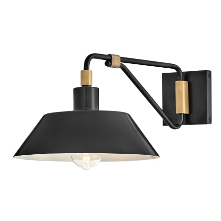 A large image of the Hinkley Lighting 28824 Black / Heritage Brass