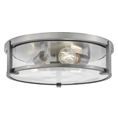 A large image of the Hinkley Lighting 3243 Antique Nickel / Clear