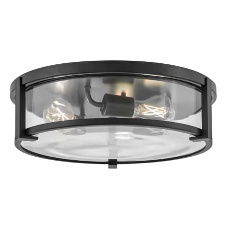 A large image of the Hinkley Lighting 3243 Black / Clear
