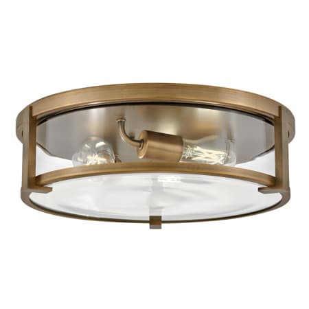 A large image of the Hinkley Lighting 3243 Brushed Bronze / Clear