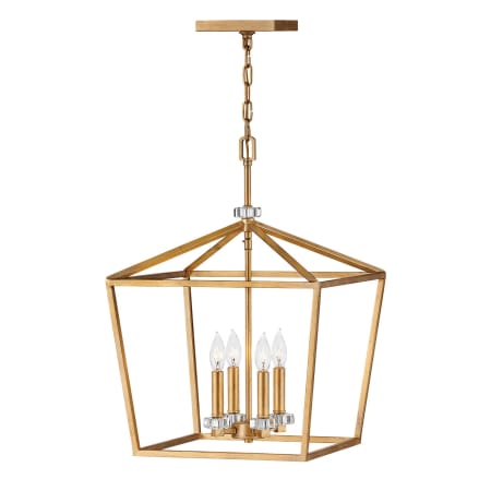 A large image of the Hinkley Lighting 3535 Distressed Brass