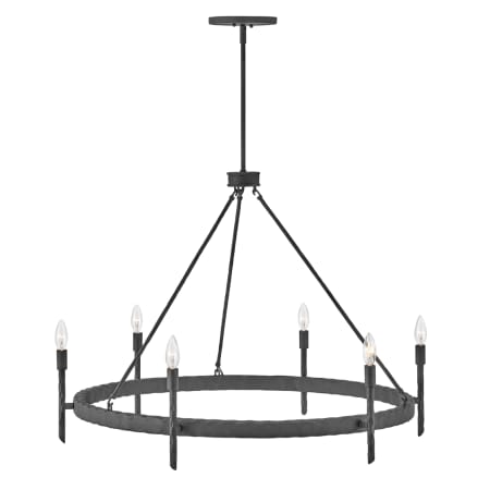 A large image of the Hinkley Lighting 3678 Chandelier with Canopy - FE