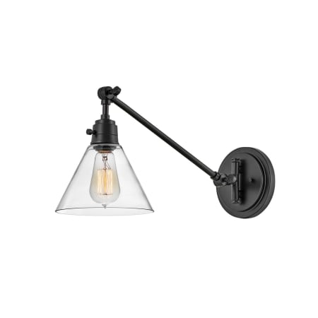 A large image of the Hinkley Lighting 3690 Black / Clear
