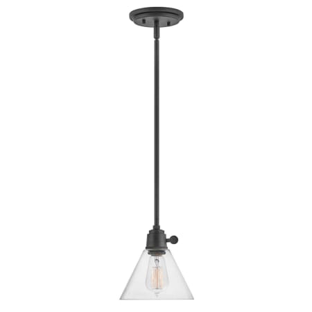 A large image of the Hinkley Lighting 3697 Black / Clear