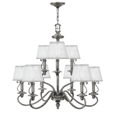A large image of the Hinkley Lighting 4248 Polished Antique Nickel