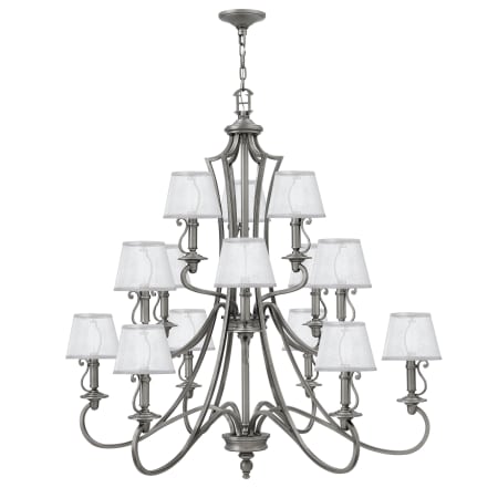 A large image of the Hinkley Lighting 4249 Polished Antique Nickel