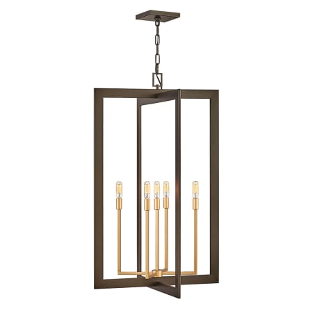 A large image of the Hinkley Lighting 4345 Metallic Matte Bronze / Deluxe Gold