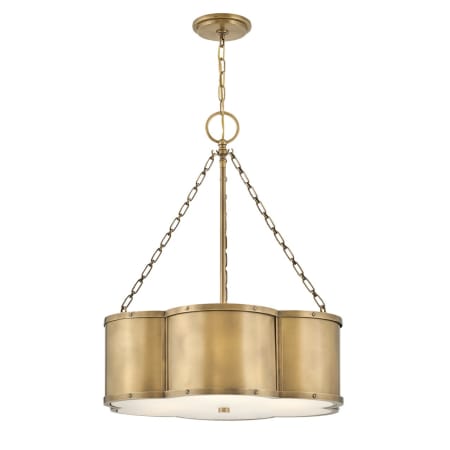 A large image of the Hinkley Lighting 4446 Heritage Brass