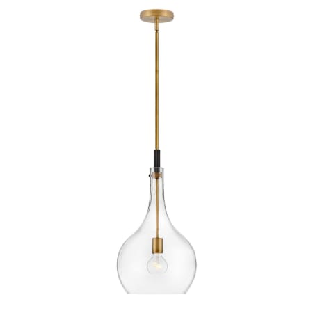 A large image of the Hinkley Lighting 4457 Heritage Brass / Clear