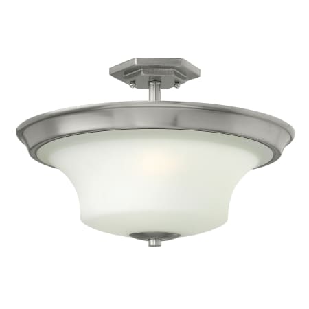 A large image of the Hinkley Lighting 4632-LED Brushed Nickel