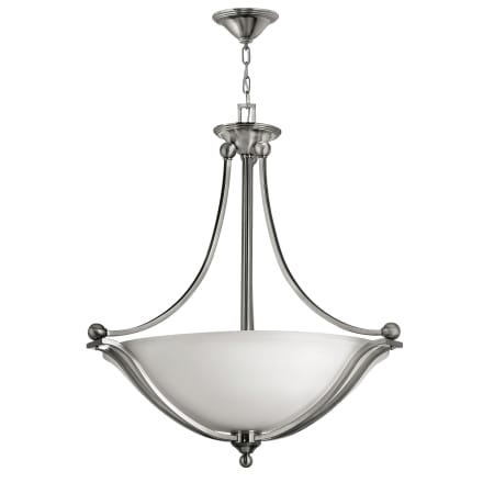 A large image of the Hinkley Lighting 4664-GU24 Brushed Nickel