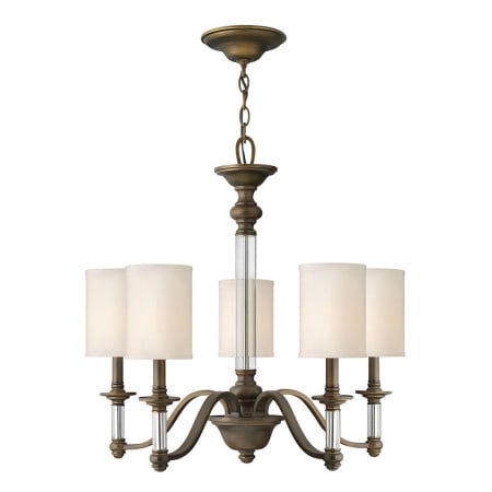A large image of the Hinkley Lighting 4795EZ English Bronze with Brass Highlights