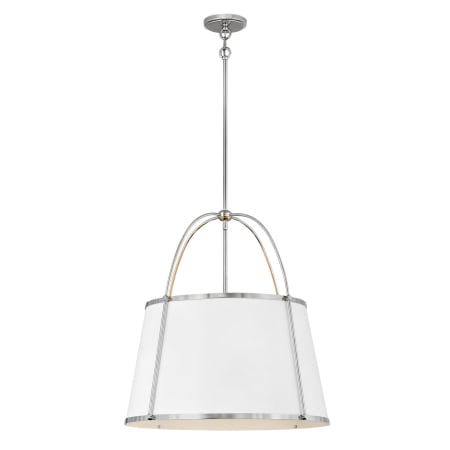 A large image of the Hinkley Lighting 4895 Polished Nickel