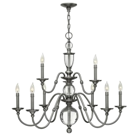 A large image of the Hinkley Lighting 4958 Polished Antique Nickel