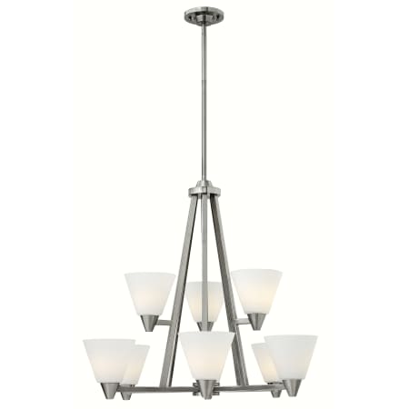 A large image of the Hinkley Lighting 3668 Brushed Nickel