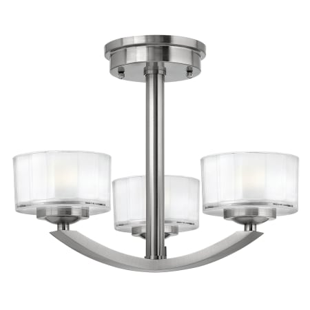 A large image of the Hinkley Lighting 3871 Brushed Nickel