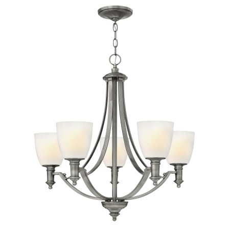 A large image of the Hinkley Lighting 4025 Antique Brushed Nickel