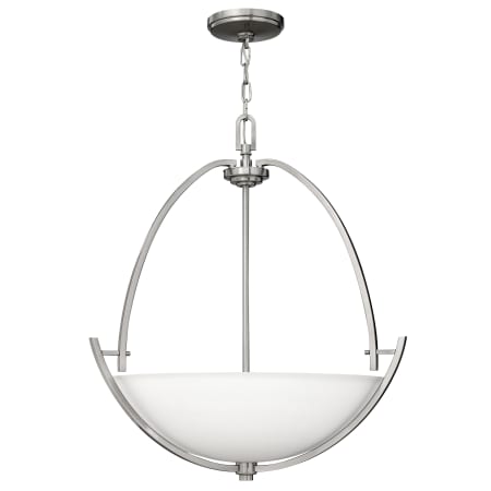 A large image of the Hinkley Lighting 4704 Brushed Nickel