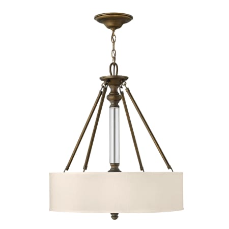 A large image of the Hinkley Lighting 4794EZ English Bronze with Brass Highlights