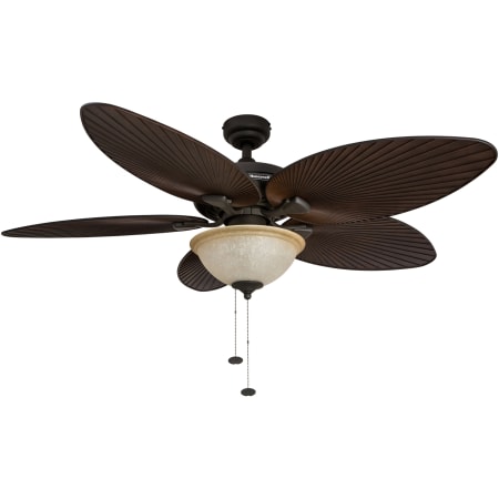 A large image of the Honeywell Ceiling Fans Palm Island Bowl Bronze