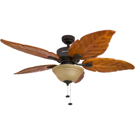 A large image of the Honeywell Ceiling Fans Sabel Palm Bowl Bronze