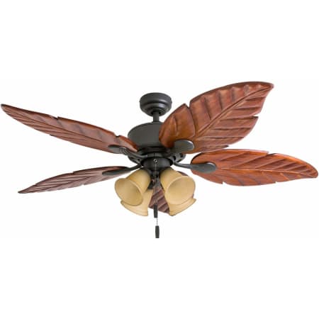 A large image of the Honeywell Ceiling Fans Royal Palm 4 Light Bronze