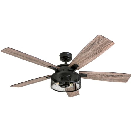 A large image of the Honeywell Ceiling Fans Carnegie Matte Black