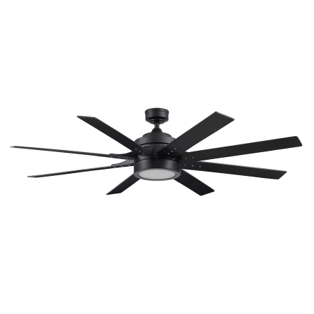 A large image of the Honeywell Ceiling Fans Xerxes Matte Black