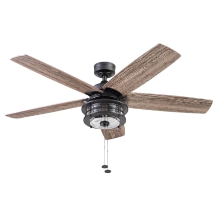 A large image of the Honeywell Ceiling Fans Foxhaven Matte Black