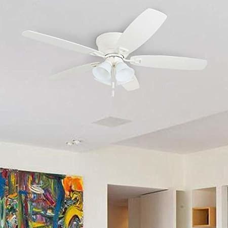 A large image of the Honeywell Ceiling Fans Glen Alden 4 Light Alternate Image