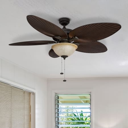 A large image of the Honeywell Ceiling Fans Palm Island Bowl Alternate Image