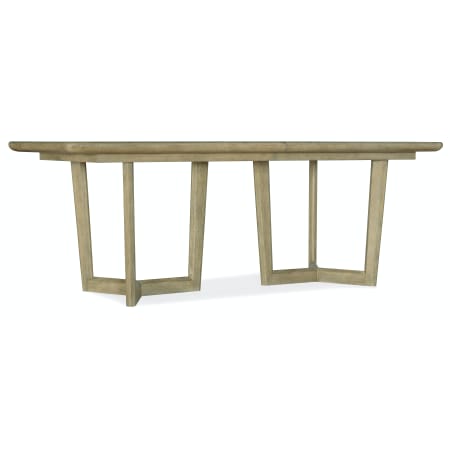 A large image of the Hooker Furniture 6015-75217-80 Surfrider Dining Table on White Background