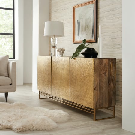 A large image of the Hooker Furniture 6007-55469-15 Light Natural / Gold