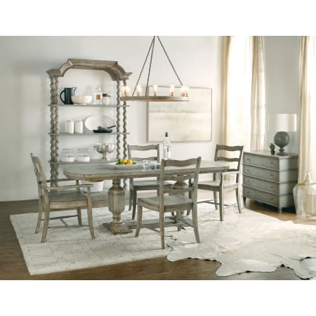A large image of the Hooker Furniture 6025-75300-90-2PK Alfresco Dining Suite