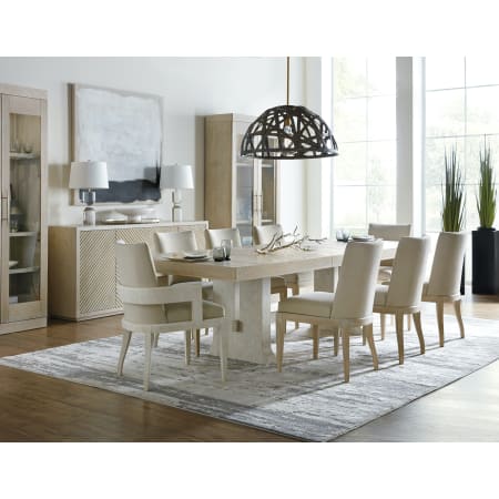 A large image of the Hooker Furniture 6120-75410-80-2PK Cascade Dining Suite