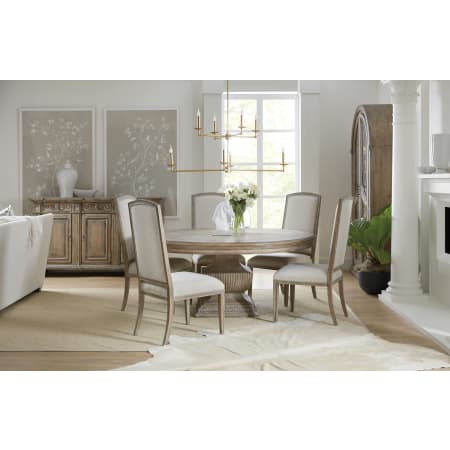 A large image of the Hooker Furniture 5878-75203-80 Castella Dining Suite