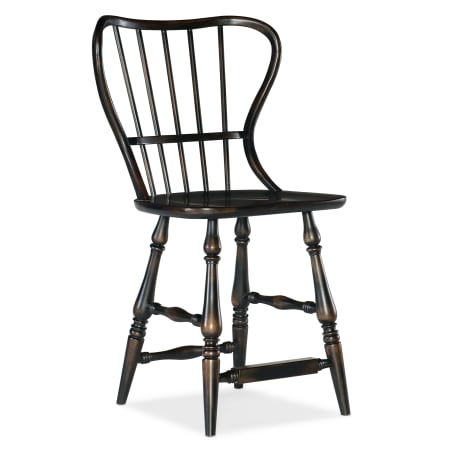 A large image of the Hooker Furniture 5805-75351 Distressed Black
