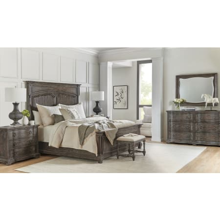 A large image of the Hooker Furniture 5961-90260-CAL-KING-PANEL-BED Alternate Image