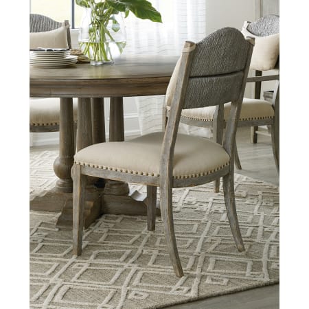 A large image of the Hooker Furniture 6025-75311-90-2PK Oyster Gray