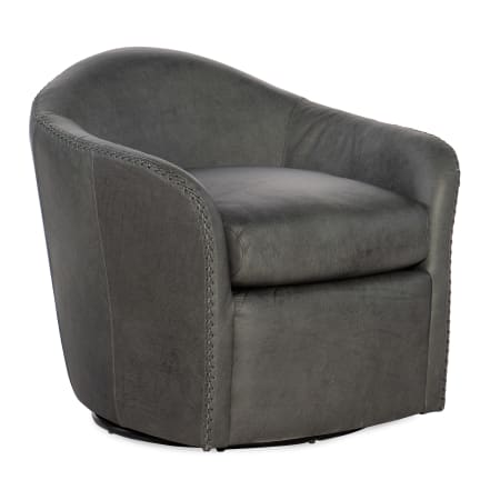 A large image of the Hooker Furniture CC533-SWIVEL-CLUBE-CHAIR Blue Steel