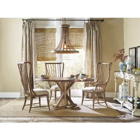 A large image of the Hooker Furniture 5401-75410-2PK Sanctuary Dining Suite