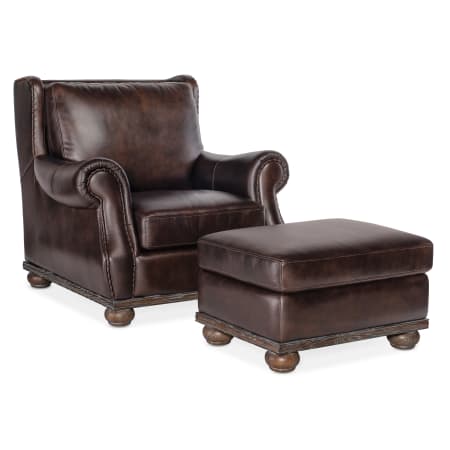 A large image of the Hooker Furniture SS707-01-WILLIAM-LEATHER-CHAIR Alternate Image