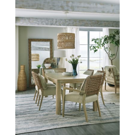 A large image of the Hooker Furniture 6015-75207-80 Surfrider Dining without Leaf