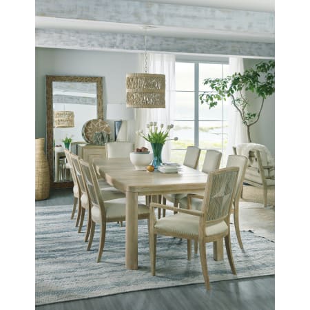 A large image of the Hooker Furniture 6015-75401-80-2PK Surfrider Dining Suite