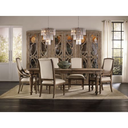 A large image of the Hooker Furniture 5291-75501-2PK Solana Dining Suite