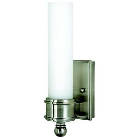 A large image of the House of Troy WL601 Satin Nickel / White