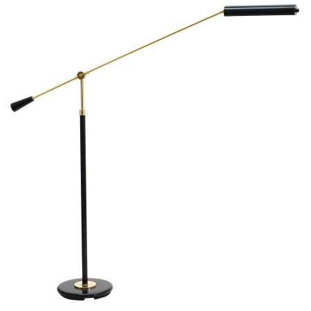 A large image of the House of Troy PFLED Black / Brass
