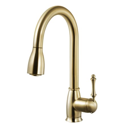 A large image of the Houzer CAMPD-368 Brushed Brass