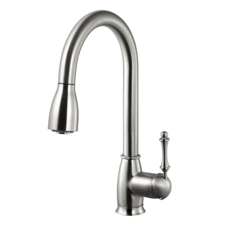 A large image of the Houzer CAMPD-368 Brushed Nickel