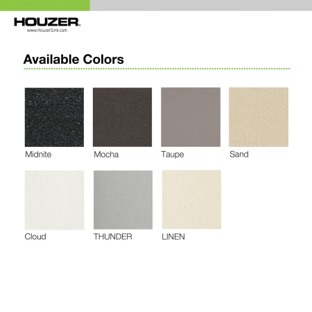 A large image of the Houzer P-175 Alternate Image